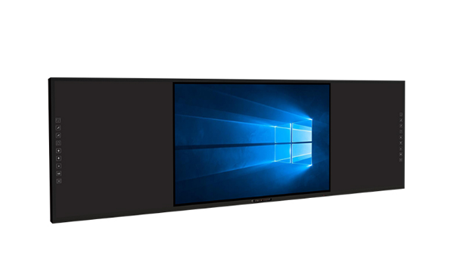 智慧黑板采用電容觸摸技術(shù)，將傳統(tǒng)手寫(xiě)黑板與多媒體設(shè)備相結(jié)合